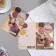 Birthday card!" embossing, congruar, balls, glasses, yellow tone, 12.5x19.4 cm