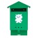 Mail box without a lock (with a loop), vertical, "house", mix