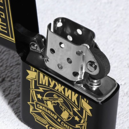 Lighter gasoline "Cool man", 5.5 x 3.5 cm.-3