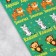 Paper stickers of the assessment "You are smart", animals, 10.5 × 18 cm