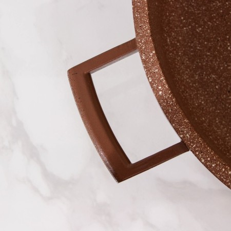 Brownie Frying Furder, D = 28 cm, Glass Cover, Castle Handles, Antivorestar Coating, Induction-4