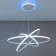 Suspended Citilux “Neon Smart” CL731A090E 80x80x40 cm, 3x36.7W, LED, white color
