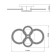 Ceiling light ESCADA, 10281/4LED. 1x126W, LED, 8342LM, 3000/4000/6500K, 620x620x125 mm, white color