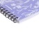 STOCKENOT on spirals A6, 80 sheets, cell, Erichkrause "Lavender", plastic cover silk -screen cover, OFSET BELIST 100%