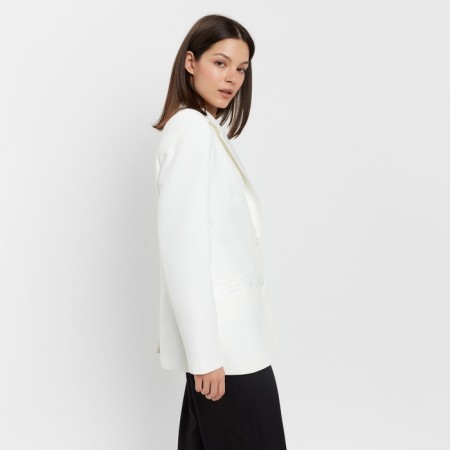 Women's jacket Minaku: classic color white, rr 48-5
