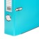 A4, 50 mm registrar, calligrata, PVC, embossing "flax", metal edging, pocket for a spine, collected, blue, mix
