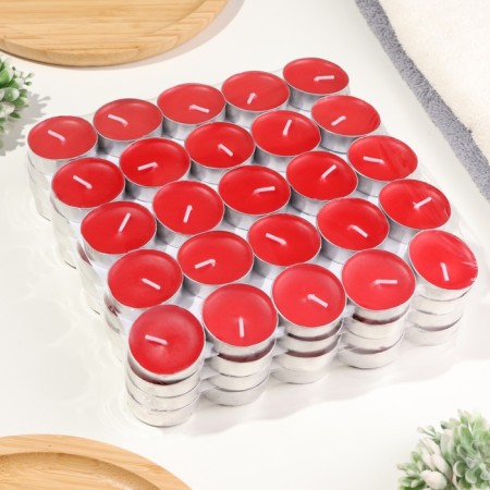 A set of tea candles 100 pcs, cherry-3