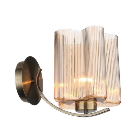 Sconces st. SL117.301.01. ONDE. 1x60 W, E27, 15x18 cm, bronze color