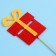 Skewers of felt "gift", set of 3 pcs.