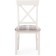 Wooden Calatei chair array of beech/fabric, ivory/gray 46x55x93 cm