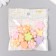 Decor for creativity Plastic "Puff Flower" matte mix 2x2 cm