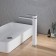 ABBER Weiss Insel AF8011W shell mixer, single -leaf, pour 155 mm, white/chrome