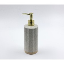Joy Home liquid soap dispenser, ceramics, sand icing