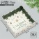 Makarun box “Happy New Year”, twigs, 12 x 12 x 3 cm, New Year