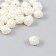Beads for creativity Plastic "Pester Pearls" White Set 25 pcs 1.2x1.2x1.2 cm