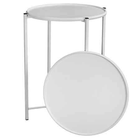 Journal table Beautystyle 21, 470x470x610, White/White-4