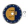 Disk diamond cutting tundra, continuous, wet cut, 180 x 22 mm