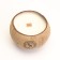 Candle in the coconut aromatic, sweet orange and lime, soy wax, 8x10 cm, in the box