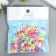 Beads for creativity plastic "Flower. Pastel colors" set 20 grams 0.8x0.8 cm