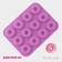 The baking uniform “Sweets. Polor”, silicone, 33 × 25 × 2 cm, 12 cells, d = 6.8 cm, color mix