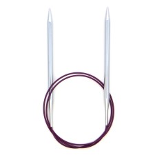 Knitting needles, circular, d = 6 mm, 80 cm
