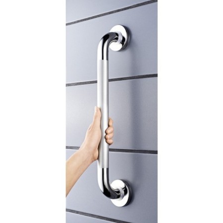 Bath handrail with an anti -slip surface of chrome 60 cm-1