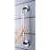 Bath handrail with an anti -slip surface of chrome 60 cm
