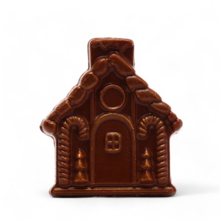 Milk chocolate with gingerbread house-1