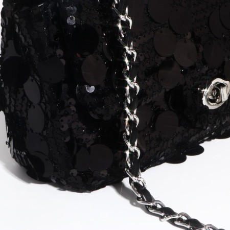 Bag-clate on fasteners, black color-5