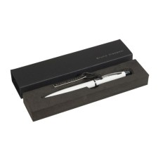 Automatic ball handle, 1.0 mm, BrunovisConti San Remo, blue rod, metal case Soft Touch, in case