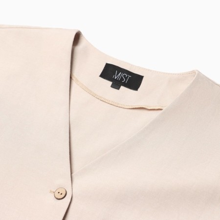 Women's dress on buttons Mist Summer Time, Beige, R.42-9