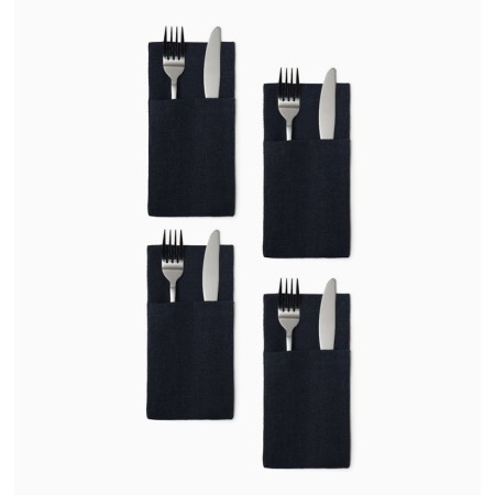 A set of envelopes for the devices Home Collection Blue-4 pcs, 22x10cm, 100%linen