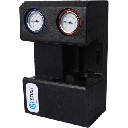 STOUT SDG-0001-002001 pumping group, straight circuit, 3/4 ", without a pump, in thermal insulation