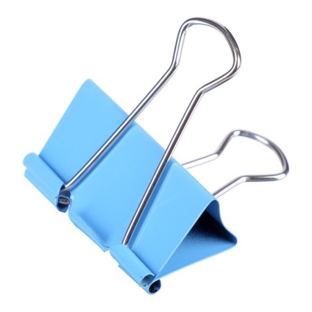 Papers clamps 51 mm, 12 pieces, Devente, metal, mix x 4 colors, cardboard box-8