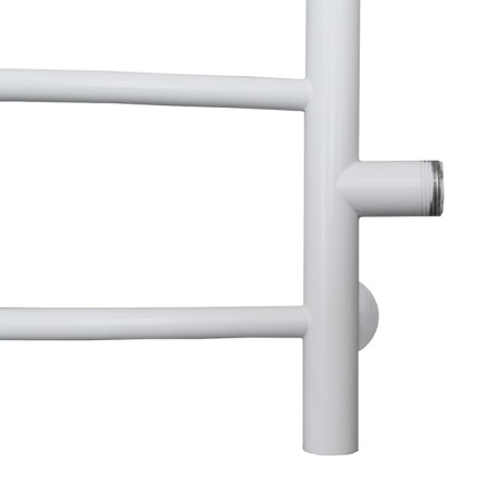 Water towel "Sanprise" Classic P6, 500x800 mm, side connector., White matte-3