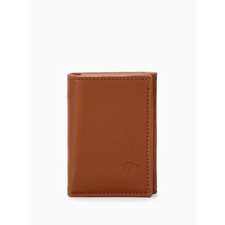 Portmone husband (3 complex) 9.5*3*11.5 cm, 3 depth, d/maps, d/coins, to the magnet, brown