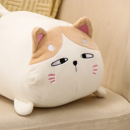 Soft toy "cat", 23 cm, white color-1
