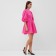 Women's dress with a neckline on the back MIST, p. M, pink