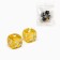 Dice play "Game time", 1.6 x 1.6 cm, set 2 pcs, yellow