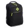 School backpack, 39 x 26 x 19 cm, Grizzly, ergonomic back, laptop department, black
