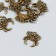 Decor for creativity Metal "Spider" set 10 pcs bronze 1.8x1.8 cm