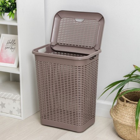 Babel basket with a lid, 50 l, 42 × 31 × 56 cm, color mix-5
