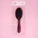 Comb massage, rubberized pen, 7 × 24 cm, purple color