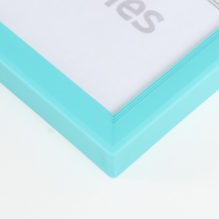 Photo frame plastic L-5 21x30 cm turquoise (plastic screen)-1