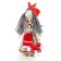 Set for making toys from flax and cotton with hair from yarn "Baba Yaga", 21 cm