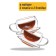 Tea couple with double walls Olivetti DWC21, 2 pcs, 180 ml