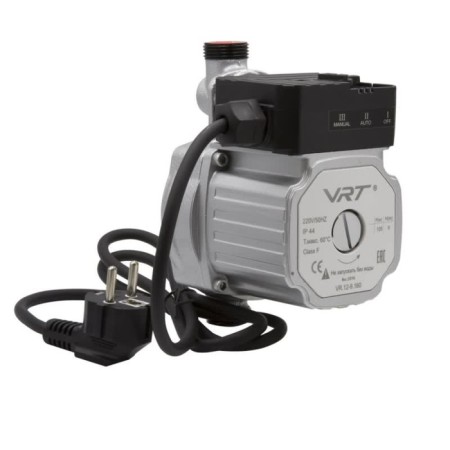 Pressure of increased pressure vrt vr.12-9.160, 105 watts, pressure 9 m, 23 l/min, cable 1.2 m, nuts-6