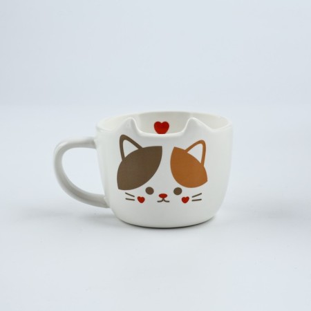 Gift set "I love you": a mug of 200 ml, saucer, spoon-4