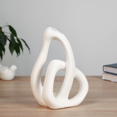 VAZA Ceramics Table "Bailey" 23 cm, white