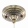 Suspended Citilux “Vienna” CL402033, 42x42x35 cm, 1x75W, E27, brown color